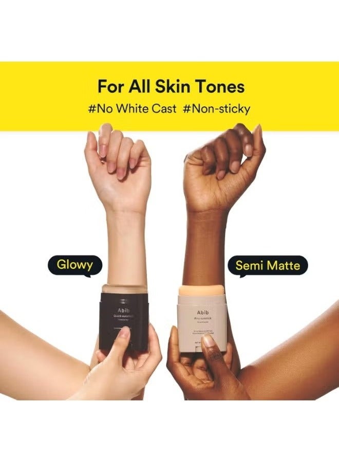 ابيب Abib Airy Sunstick Smoothing Bar SPF50  غير لاصق ماتي النهاية حماية الشمس للوجه والجسم ، عصا الشمس الكورية طويلة الأمد - Image 3