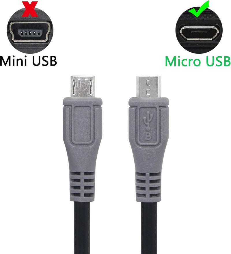 CERRXIAN USB Micro Male to Micro Male OTG Adapter Cable 1m - Image 3