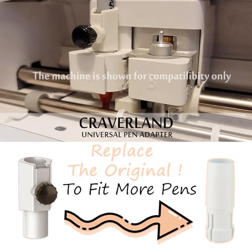 CRAVERLAND مجموعة محولات الأقلام العالمية من CRAVERLAND، متوافقة مع Maker 4 3/Maker، Explore Air 2/Air، Explore 4 3/Explore/Venture، تعمل مع Sharpie وBIC وCrayola وSakura والمزيد من الأقلام أقل من 0.5" - Image 2