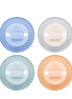 NUK NUK Comfy Duet 100% Silicone Soother 2-in-1 Pacifier and Teether 0-12 Months  - Image 5