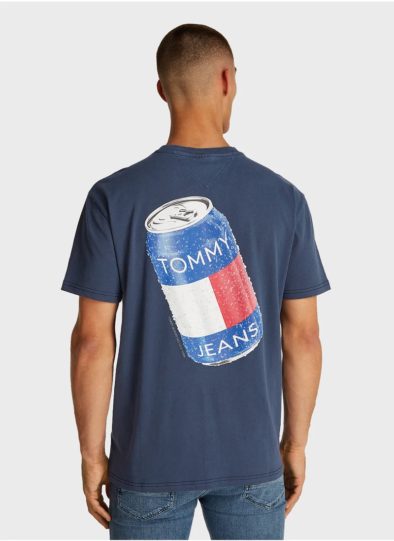 TOMMY JEANS Logo Crew Neck T-Shirt