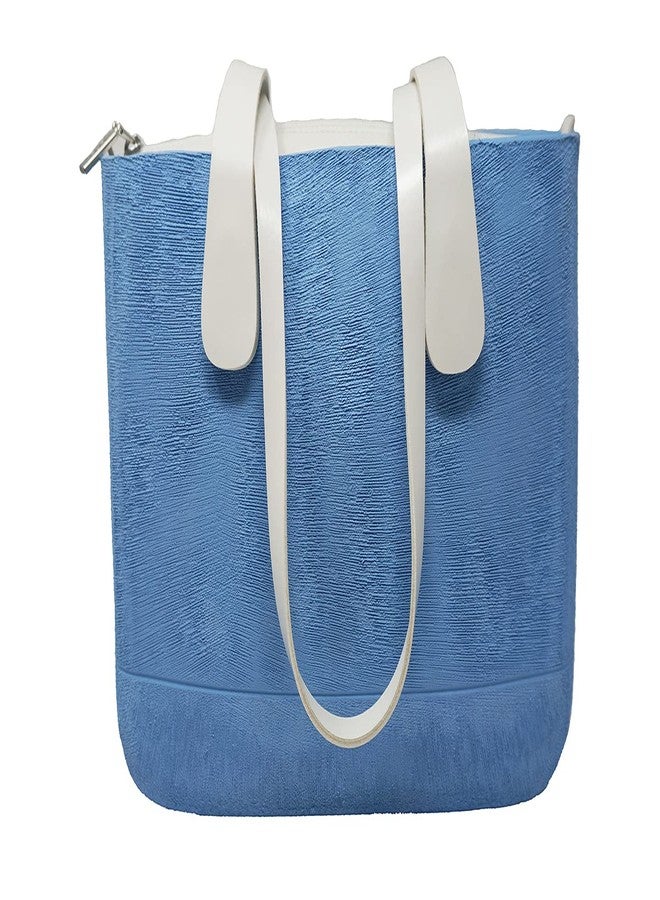doubleu Ladies Hand Brush Bag - Medium - Powder Blue - Image 3