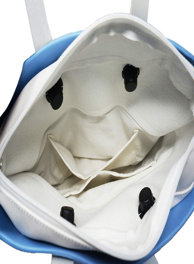 doubleu Ladies Hand Brush Bag - Medium - Powder Blue - Image 5