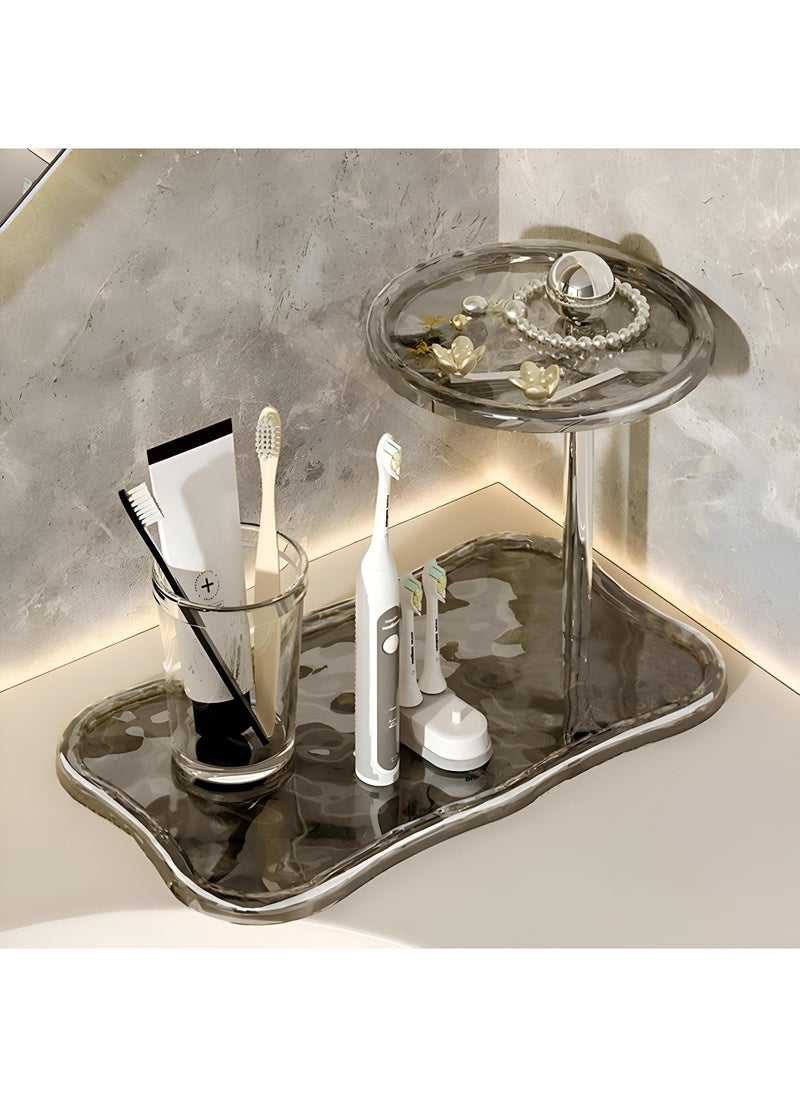 Entryway Storage - Stylish Multi-Purpose Key Organizer Made Of Clear Acrylic, Perfect For Maintaining Entryway Tidiness While Serving As A Chic Home Accent Piece.