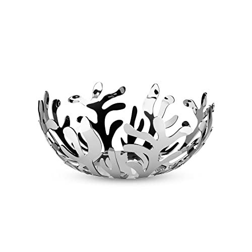 Alessi "Mediterraneo" Fruit Bowl in 18/10 Stainless Steel Mirror Polished, Silver - ESI01/25 - Image 1