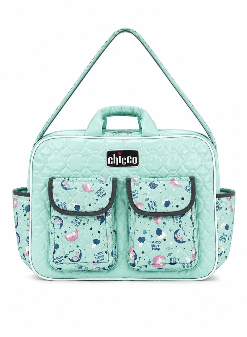 Chicco Large Capacity Light Green Baby Essentials Bag - Image 3