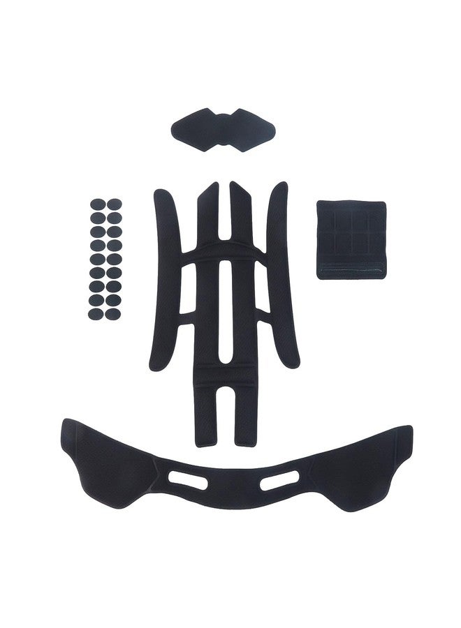 PAXLAMB Foam Padding Kit 22PCS Head Protective Liner Inner Pads Bicycle Replacement Universal Pad Cushion Mat for Bike Cycling Riding Sport Helmets (Black) - Image 1