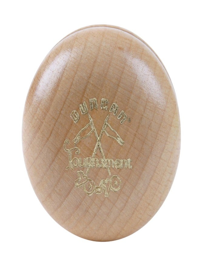 Duncan Toys Wooden Crossed Flags Tournament Yo-Yo, Classic Wood Design, Natural - Image 1