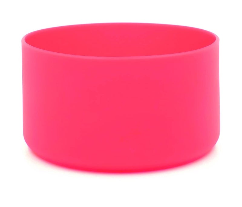 Flaskars Protective Silicone Boot for 12oz - 40 oz Hydroflask Water Bottles Anti-Slip Bottom Stanley Sleeve Cover Bumper (Pink, Fits Hydroflask 12-24 OZ/Stanley 20-40 OZ) - Image 1
