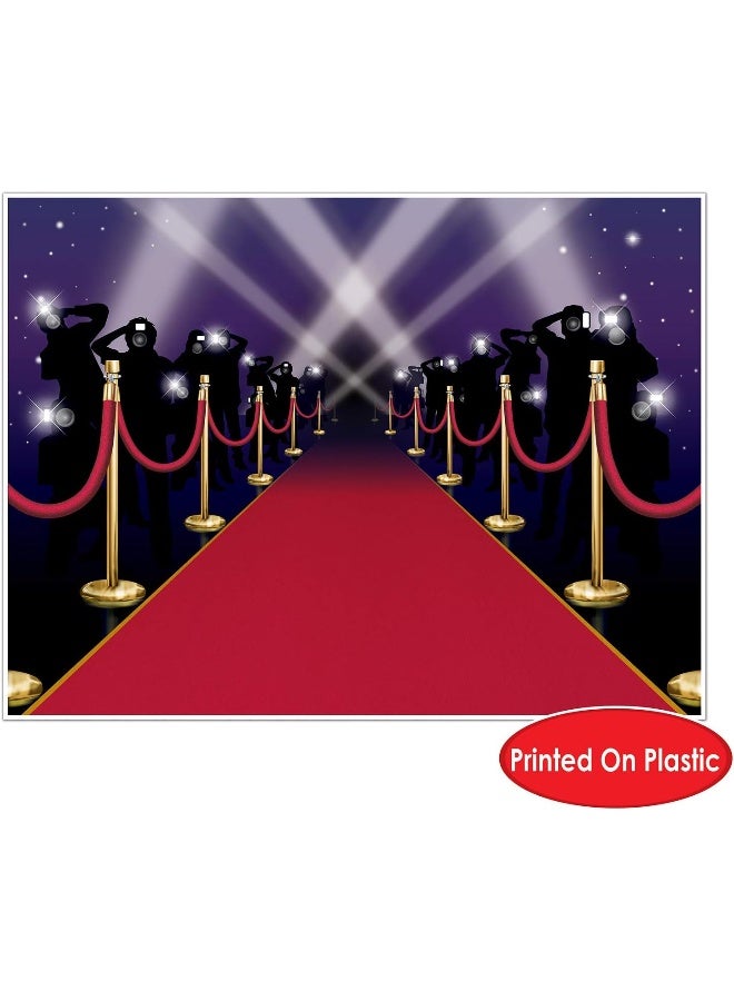 Beistle Red Carpet Insta Mural, 5-Feet by 6-Feet - Image 3