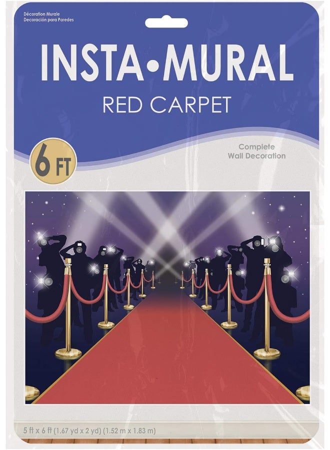 Beistle Red Carpet Insta Mural, 5-Feet by 6-Feet - Image 4