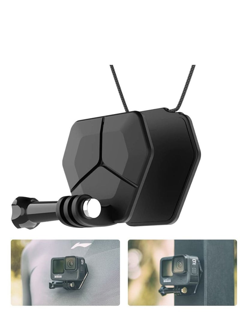 Y&D - Magnetic Action Camera Mount for Gopro, Snap Fence Compatible with GoPro Hero 11 10 9 8 7 6 5 Black,DJI Osmo 3,Crosstour/Campark/AkASO and More - Image 1