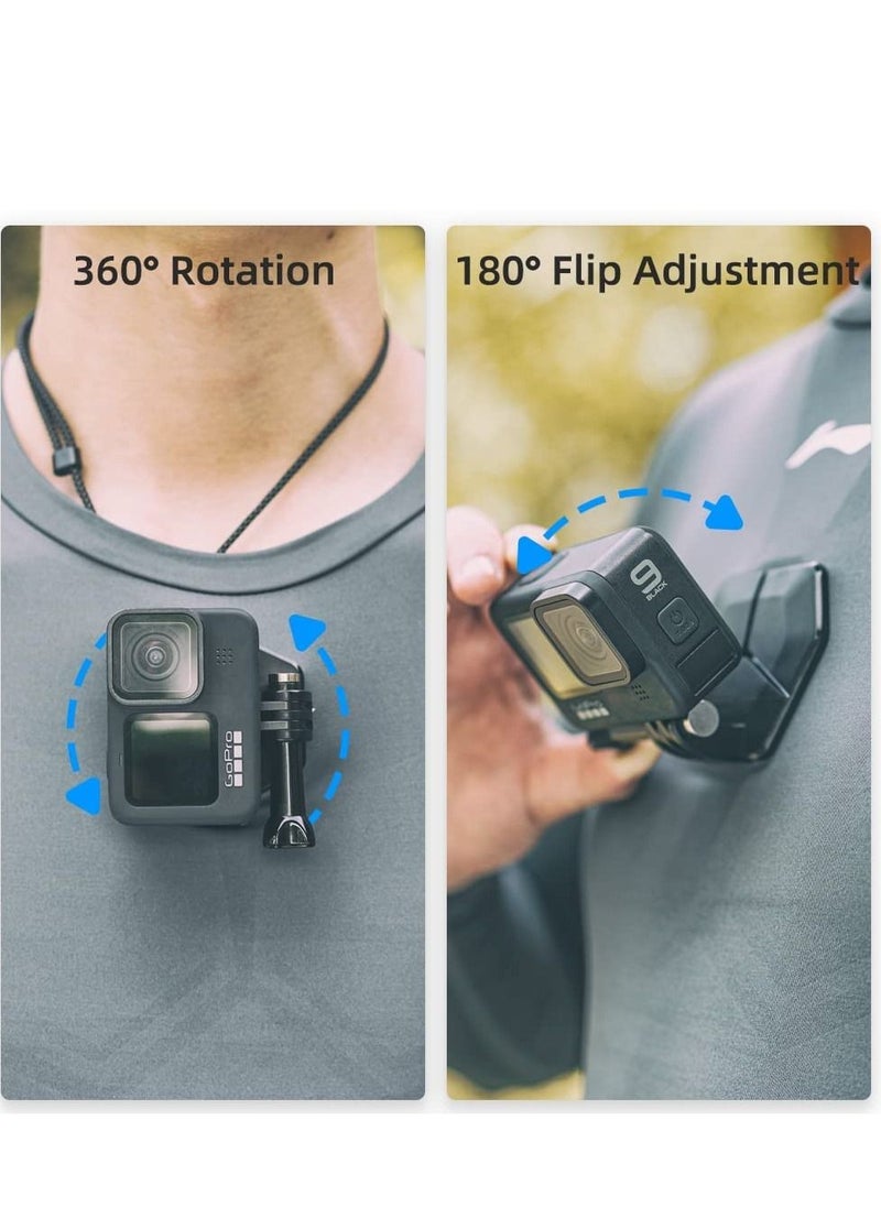 Y&D - Magnetic Action Camera Mount for Gopro, Snap Fence Compatible with GoPro Hero 11 10 9 8 7 6 5 Black,DJI Osmo 3,Crosstour/Campark/AkASO and More - Image 1