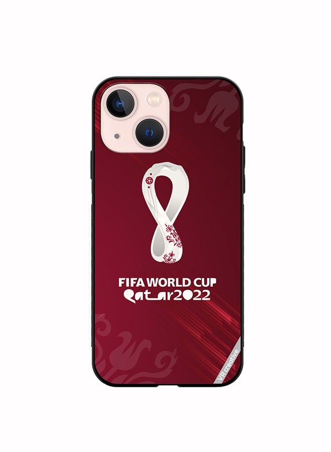 VR CREATIVE Protective Case Cover For Apple iPhone 13 Qatar World Cup Design Multicolour - Image 1