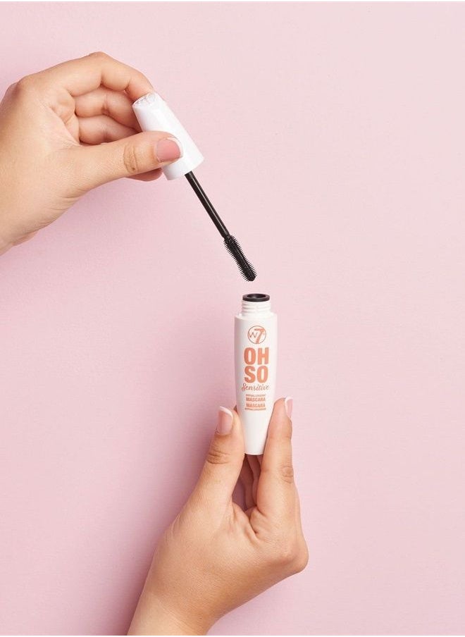 W7 - Oh So Sensitive Hypoallergenic Mascara - Black Mascara For Sensitive Eyes With Vitamin E - Vegan - Image 1