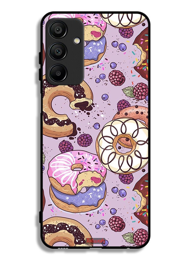 Tolwak Samsung Galaxy A15 5G Protective Case Cover Donuts Art - Image 1