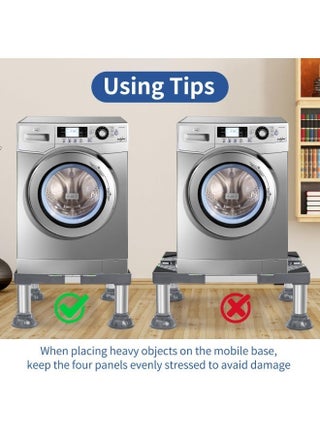 Washing Machine Stand,Refrigerator Base with 4 Strong Feet (21-24cm High) for Washer Dryer,Refrigerator,Home Appliance - view 4