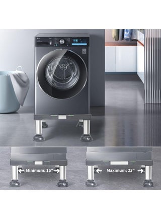 Washing Machine Stand,Refrigerator Base with 4 Strong Feet (21-24cm High) for Washer Dryer,Refrigerator,Home Appliance - view 2