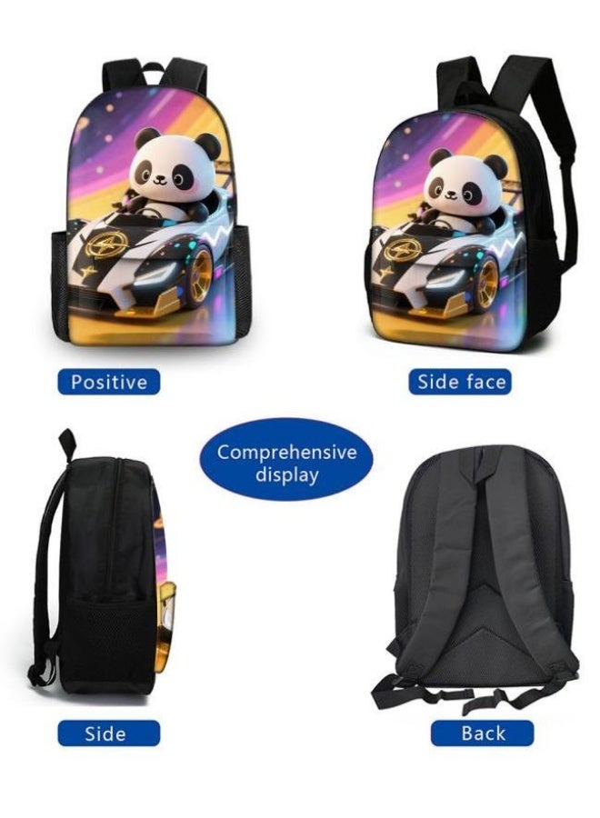 Bright Li Fire Fashion is unlimited! Cartoon bag three-piece set, suitable for a variety of scenes for students and teenagers (available for students, children, friends on outings, mountain climbing, schooling, etc.) - 75 - Image 3