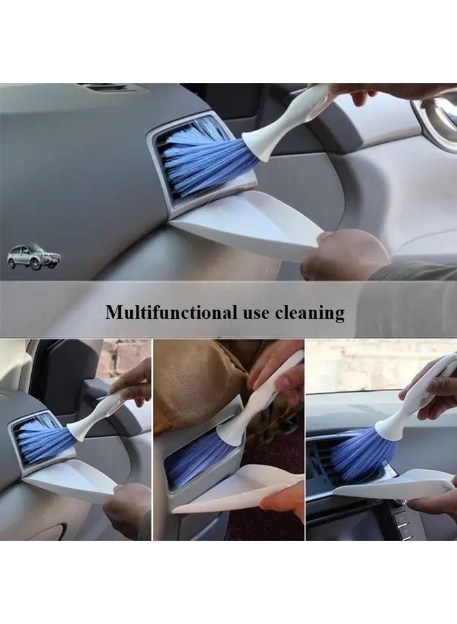 2 Piece Set Car Angel Brush Cleaning Tool With Shovel For Interior Exterior Dust Removal - Image 1