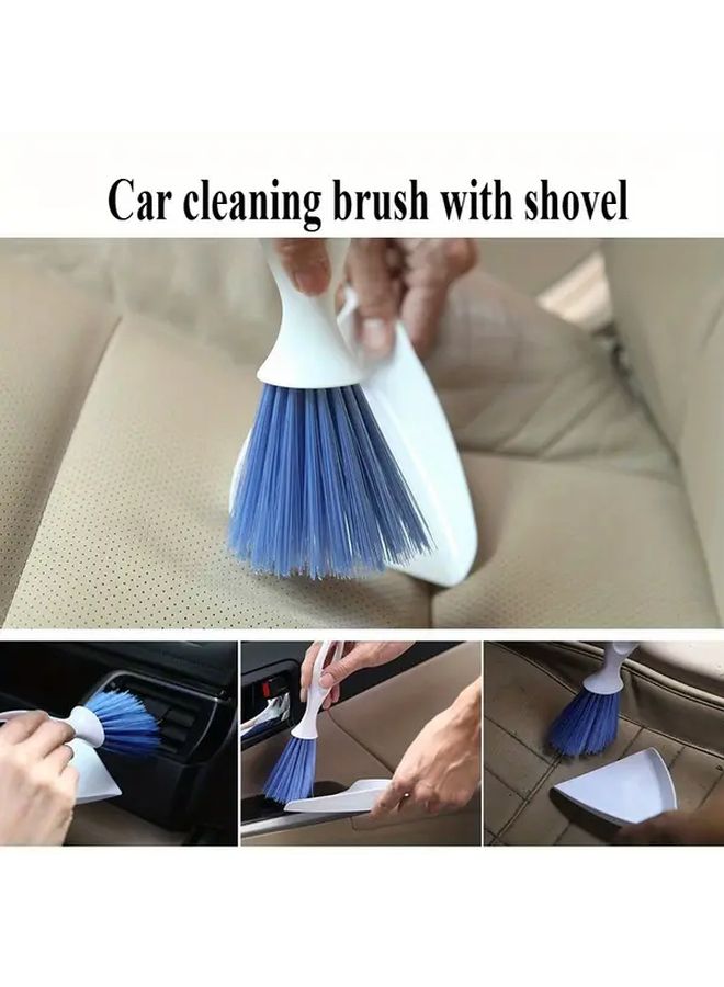 2 Piece Set Car Angel Brush Cleaning Tool With Shovel For Interior Exterior Dust Removal - Image 2