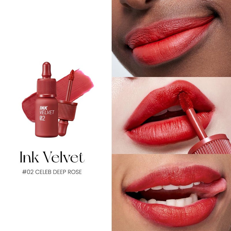 Peripera Peripera Ink the Velvet Lip Tint High Pigment Color 014 fl oz Red - Image 3