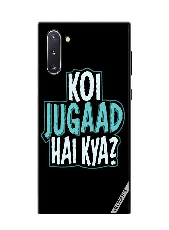 VR CREATIVE Protective Case Cover For Samsung Galaxy Note10 5G Koi Jugaad Hai Kya Design Multicolour - Image 1