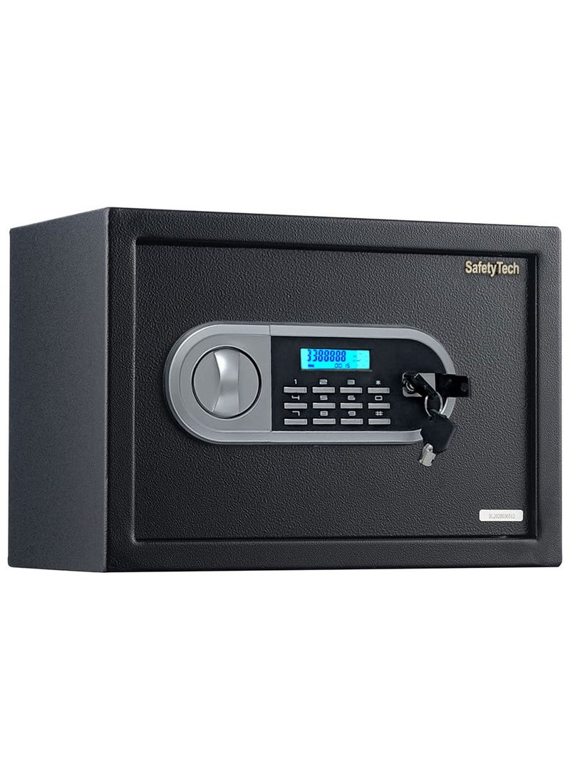 Safety Tech Safe with digital screen and strong alarm device, size 25*35*25  - Image 1