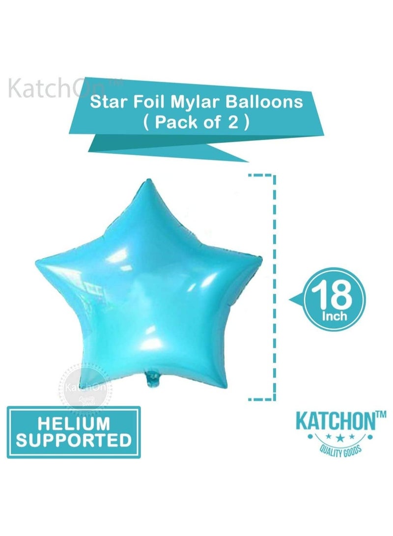 KATCHON Blue 1st Birthday Balloons Decoration Set for Boys pack of 26 - Image 4
