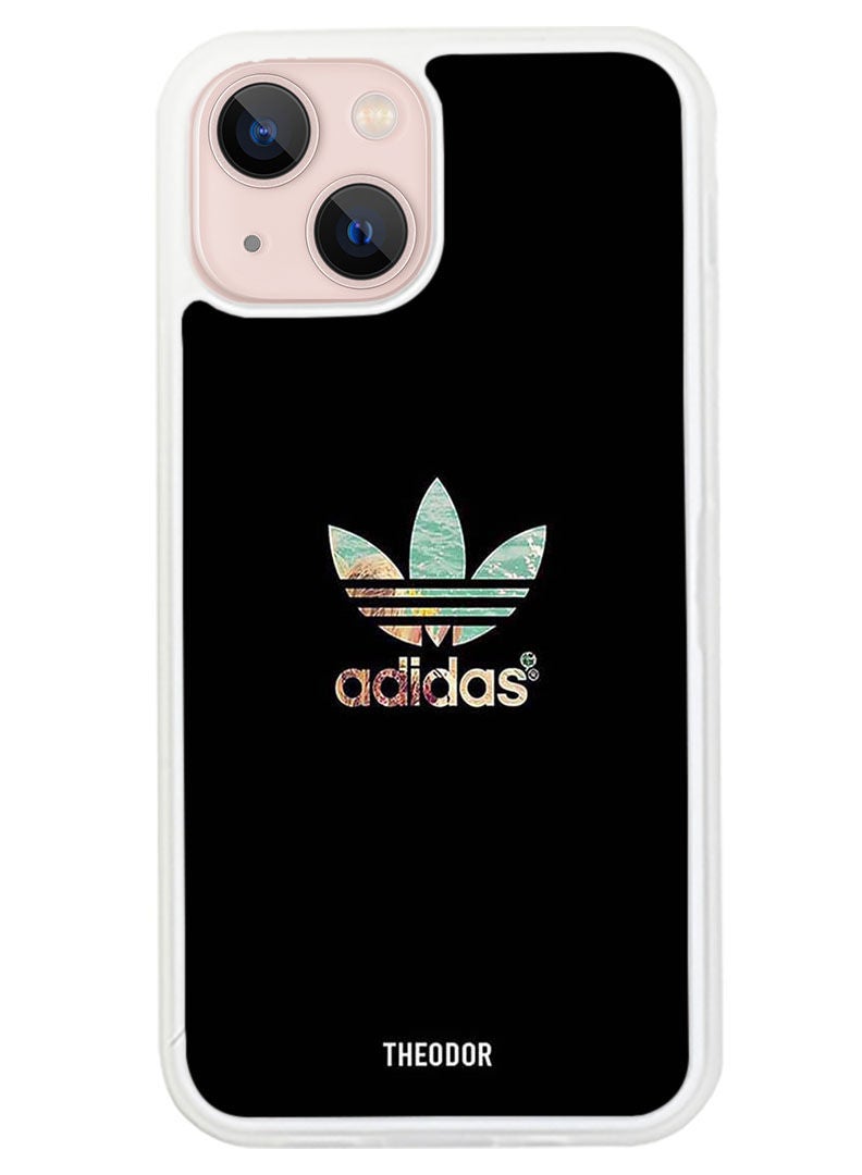 Theodor Protective Case Anti Scratch Shock Proof Cover For APPLE IPHONE 14 Flower (White Bumper) - Image 1