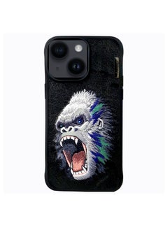 Nimmy Apple iPhone 13 And 14 King Kong Embroidery 3D Case 