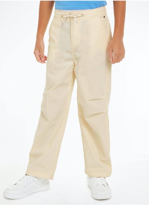 Woven Wide Jogger Pants
