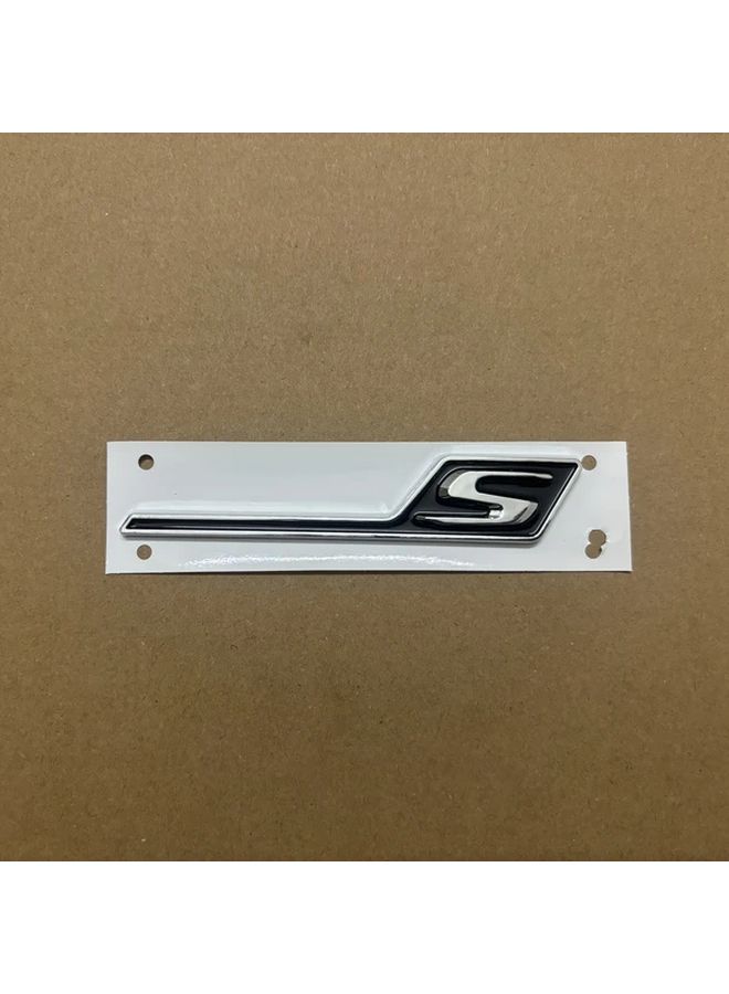 Silvery Black 3D ABS S Logo Car Rear Trunk Badge for X156 W205 W212 W207 W176 A GLA CLA GLE GLC C E Models - Image 5