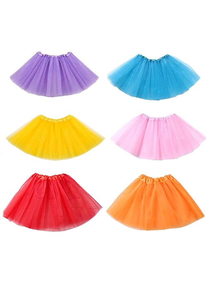LAMAY 5 Layered Tutu Skirt for Kids Tulle Tutu Skirt , Cosplay for Girls Kids - Image 3