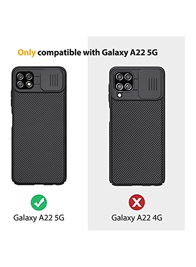 Nillkin Galaxy A22 5G Case - Camshield Case With Slide Camera Cover, Slim Protective Case For Samsung Galaxy A22 5G 6.6 Inch, Black - Image 2