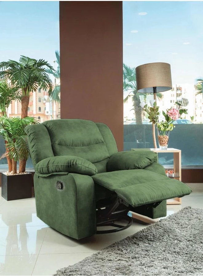 هاوزيت كرسي استرخاء بثلاث حركات، أخضر ٩٠ عرض × ٨٠ طول × ١٠٠ ارتفاع 