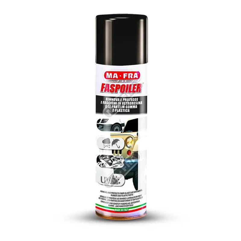 Mafra Faspoiler Renews & Protects Exterior Fiber Glass, Rubber and Plastic Parts For Car Care, 300 Ml