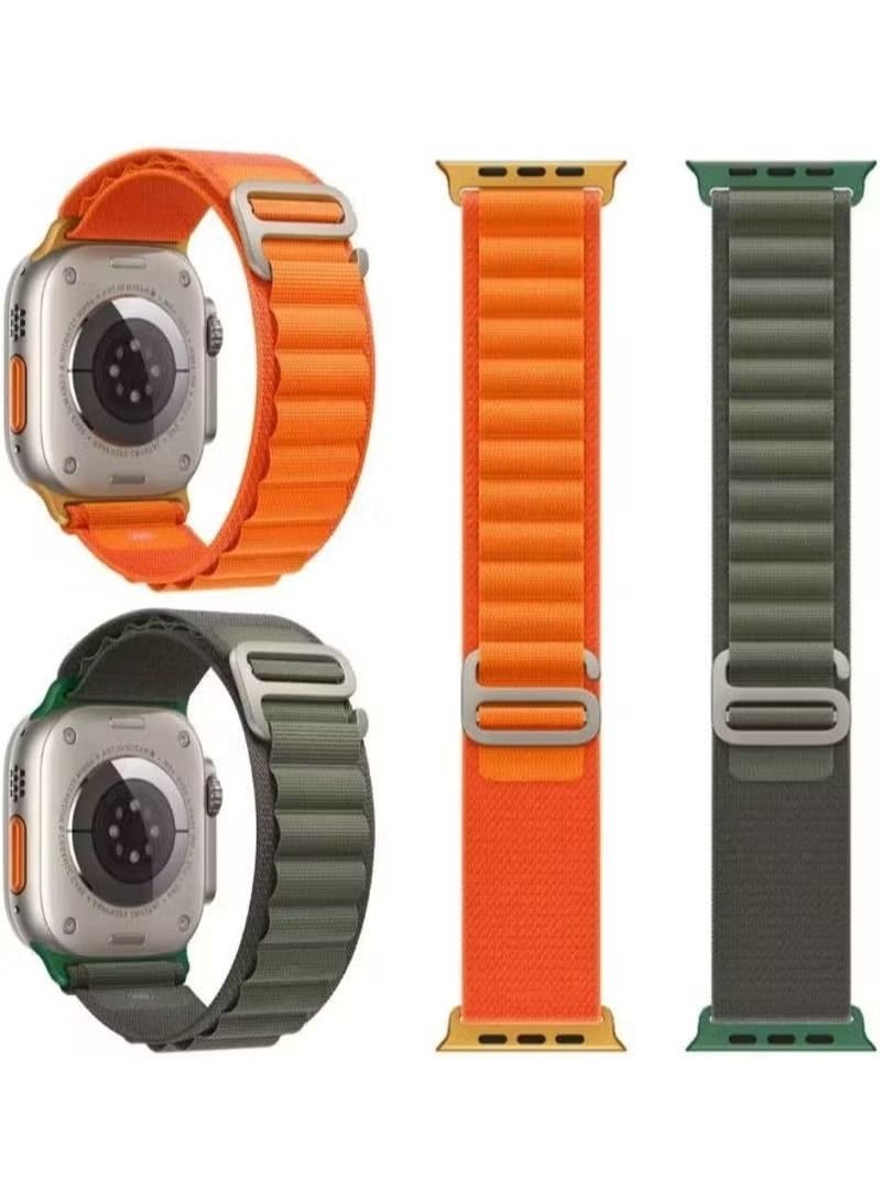 Zaboon alpine Loop Watch Straps Compatible for apple Watch Bands with Titanium G-Hook Strap for watch Series 8 7 6 5 4 3 2 1 SE (42MM 44MM 45MM / 49MM Ultra - Image 1