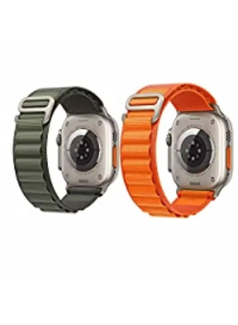 Zaboon alpine Loop Watch Straps Compatible for apple Watch Bands with Titanium G-Hook Strap for watch Series 8 7 6 5 4 3 2 1 SE (42MM 44MM 45MM / 49MM Ultra - Image 2