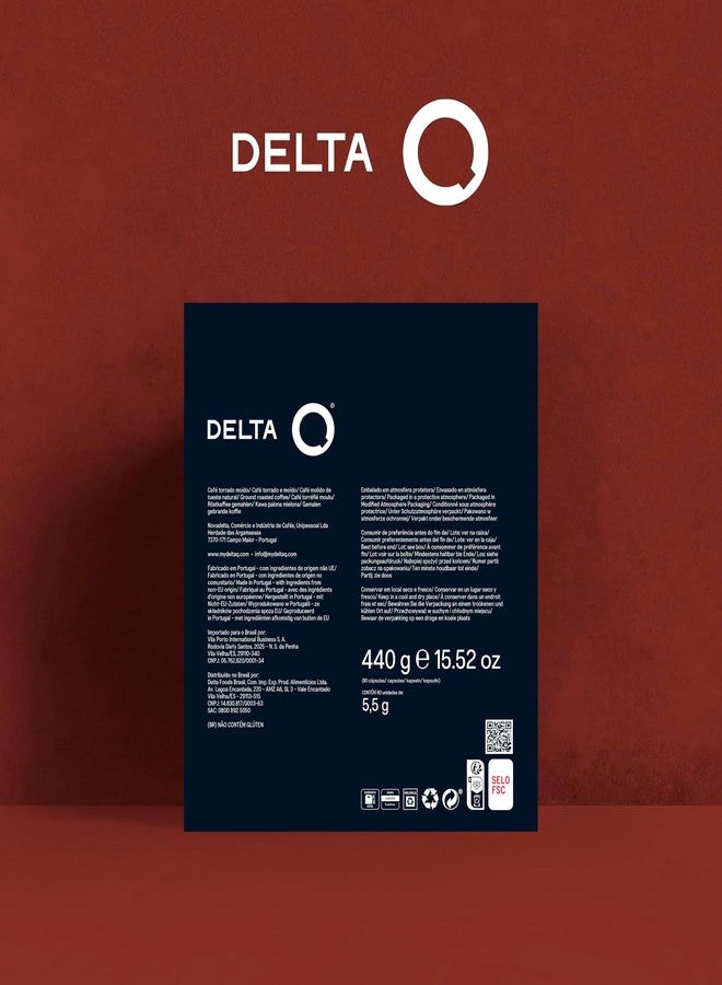 Delta Q Qalidus Espresso Pods for Delta Q machines - Intensity 10, Notes of Caramel, XXL Pack - 80 Coffee Capsules - Image 4