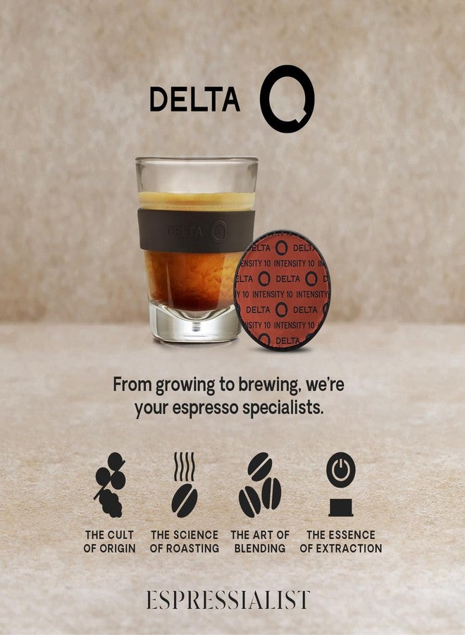 Delta Q Qalidus Espresso Pods for Delta Q machines - Intensity 10, Notes of Caramel, XXL Pack - 80 Coffee Capsules - Image 3