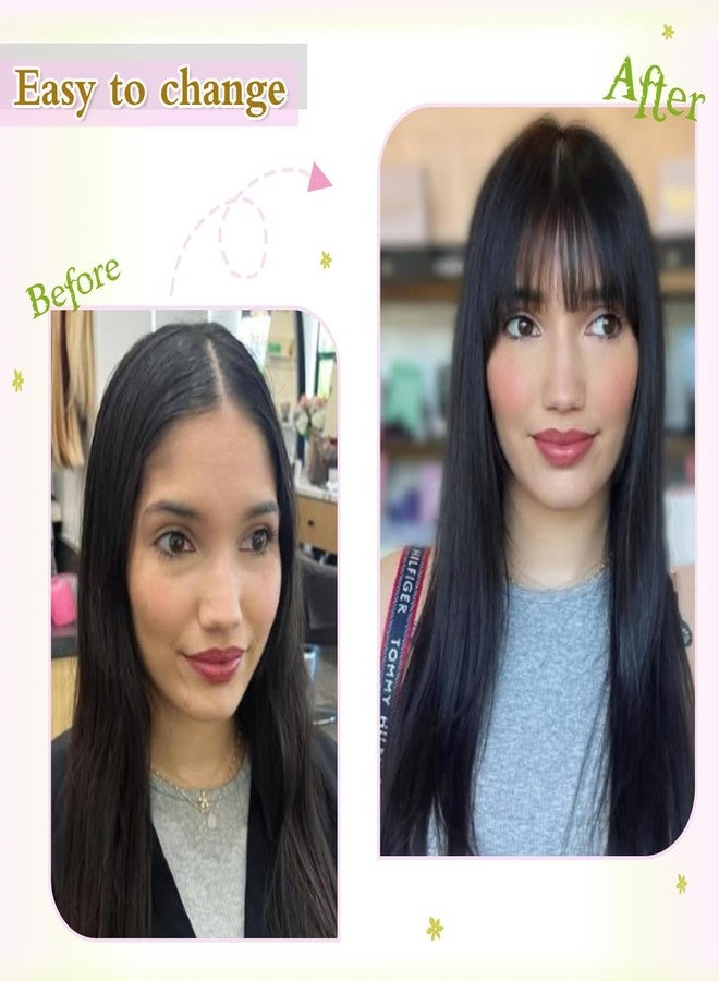 gulagula Hair Topper 18 inch Hair Topper with Bangs 4"×5" Base Hairpieces for Women with Thinning hair - Image 2