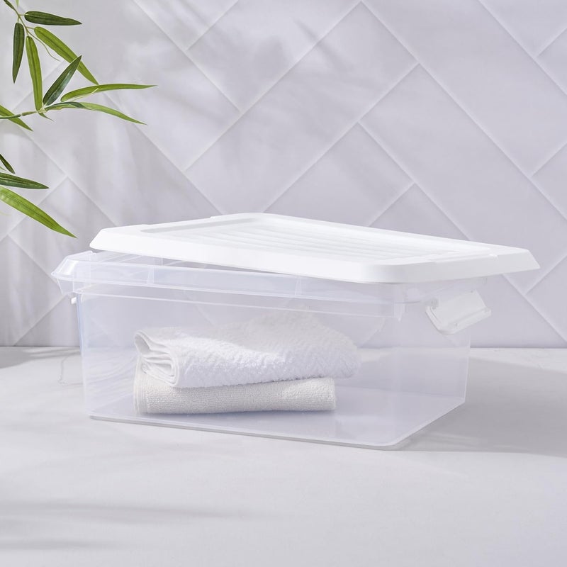 Home Centre Home Centre Omnia Secure Polypropylene Storage Box with Lid - Image 1