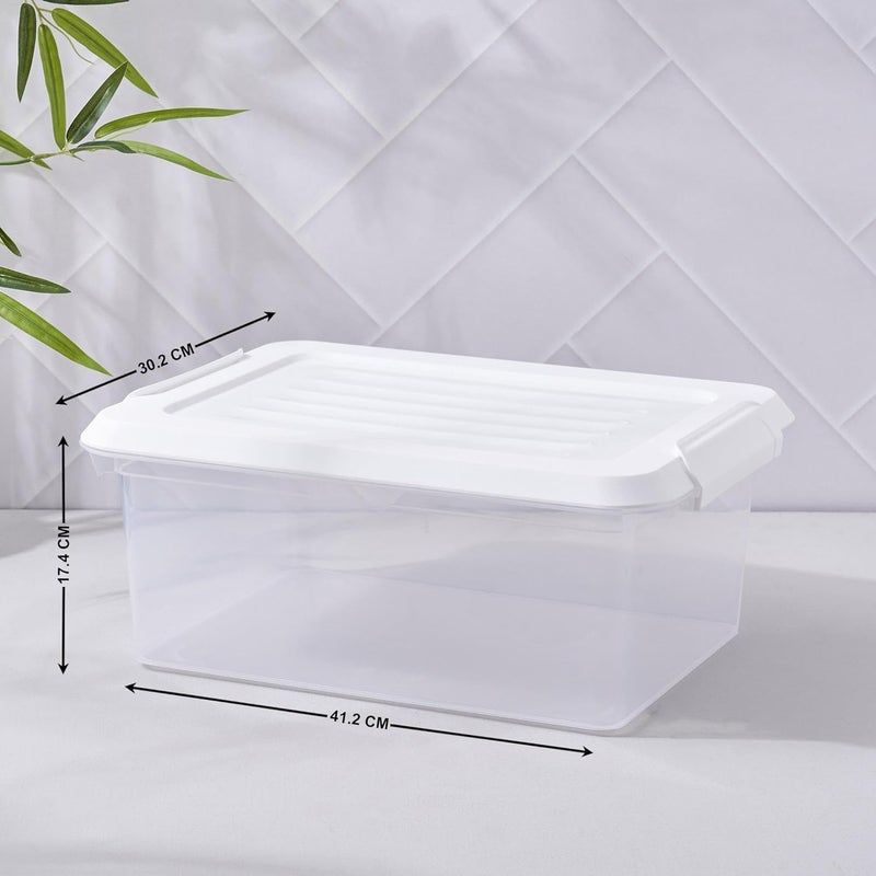 Home Centre Home Centre Omnia Secure Polypropylene Storage Box with Lid - Image 3