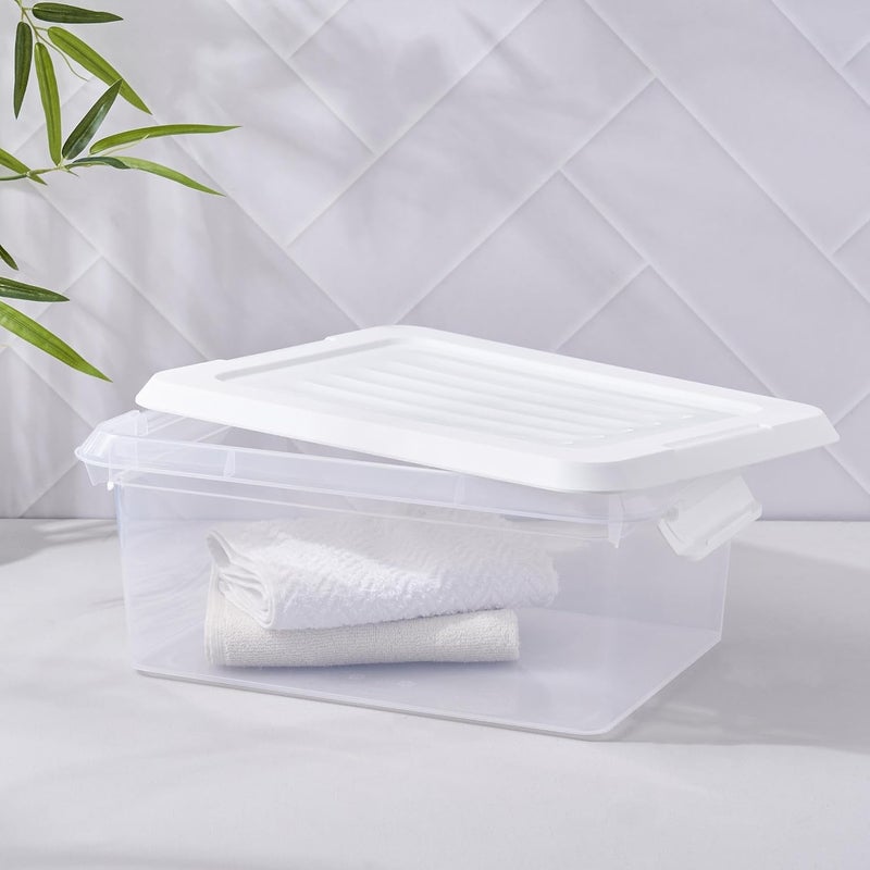 Home Centre Home Centre Omnia Secure Polypropylene Storage Box with Lid - Image 5