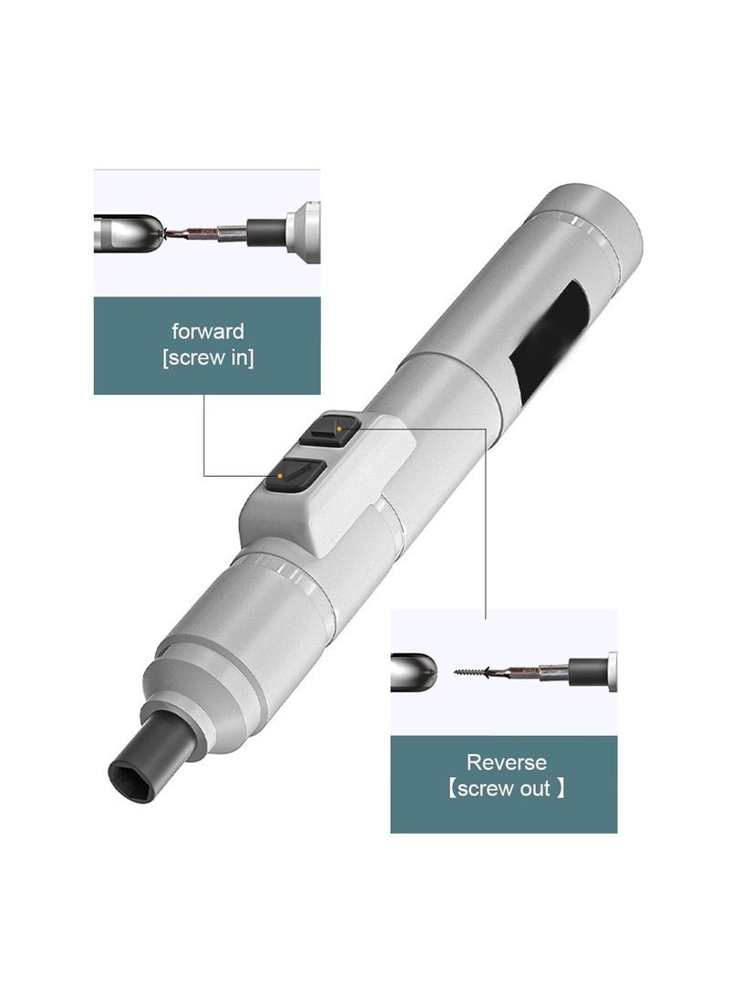 250r/min Cordless USB Rechargeable Electric Screwdriver Power Tool Multifunction Screw Driver For Repairing Clock Cordless Drill - Image 3