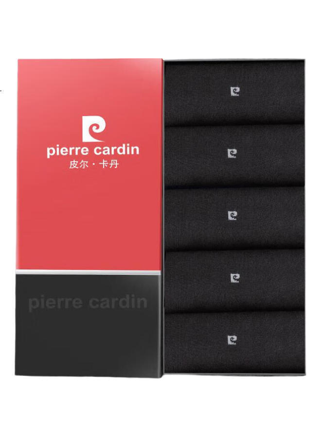 pierre cardin جوارب بيير كاردان للرجال مع حرير التوت (5 أزواج) جوارب عمل رقيقة قابلة للتنفس حتى منتصف الساق، جوارب قطنية غير رسمية للرجال - Image 3