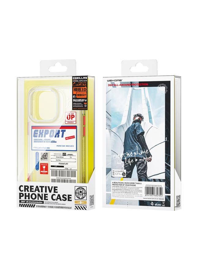 WK Case For iPhone 14 WEKOME Gorillas Clear Cool Printed Phone Case - Image 3