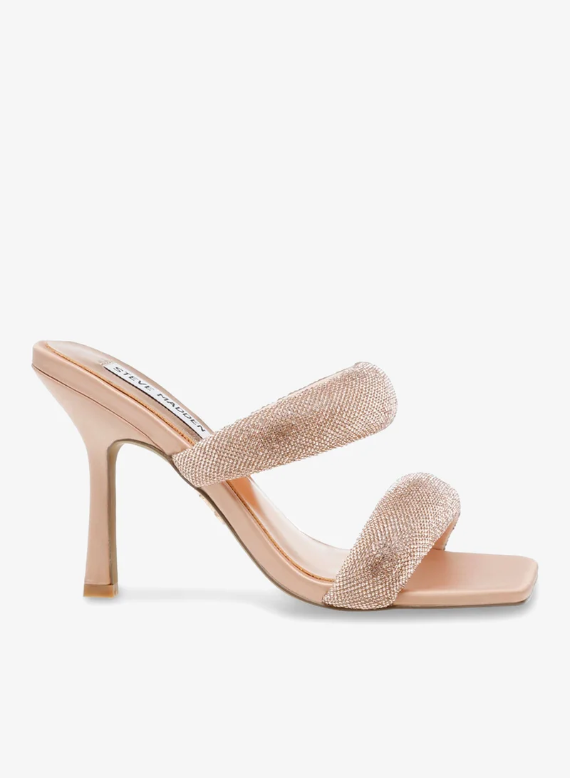 Steve madden jetsetter rose gold women's sandals