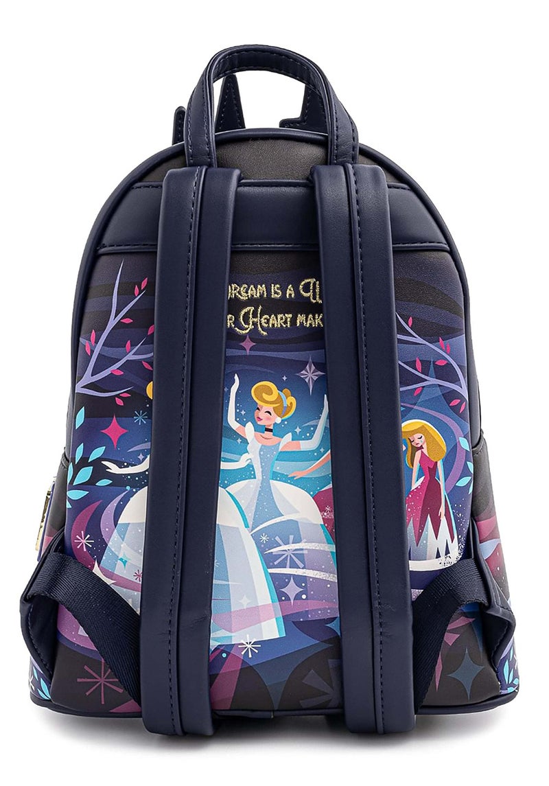 Loungefly Disney Cinderella Castle Series Womens Double Strap Shoulder Bag Purse - Image 2